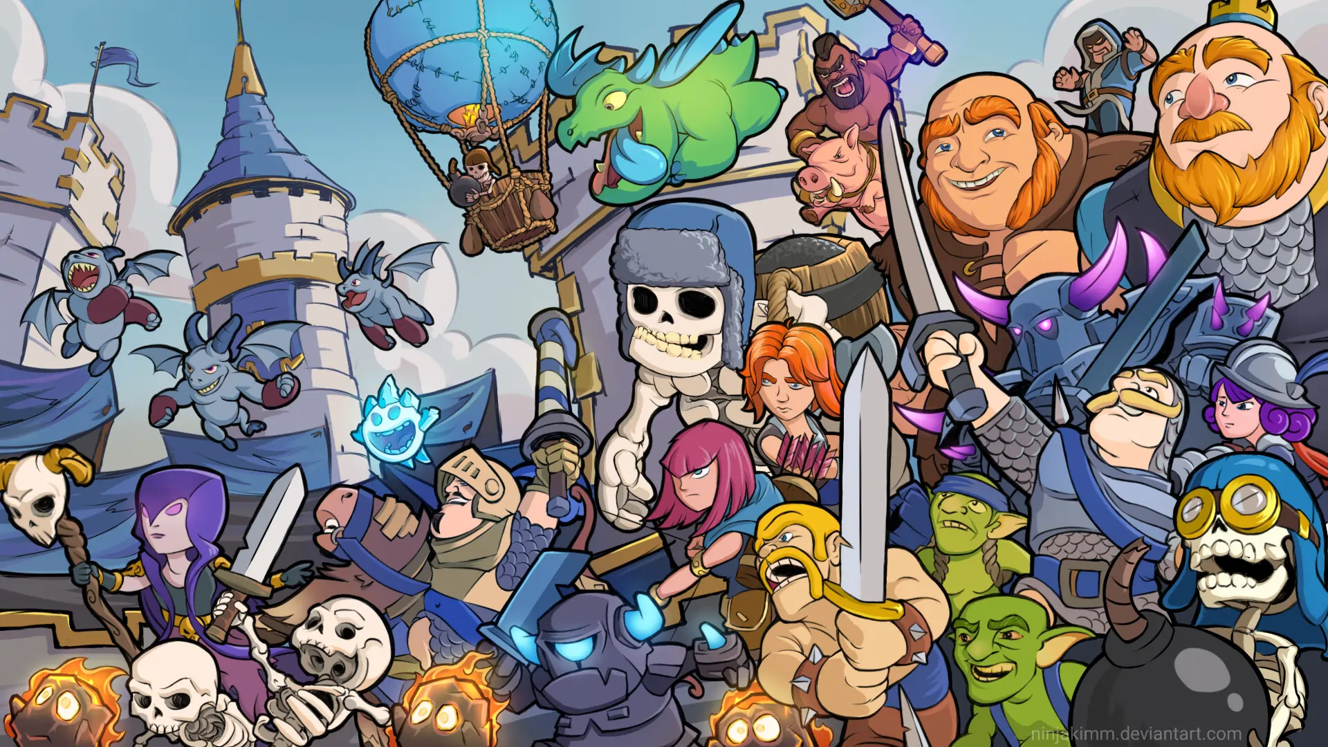 Banner for Clash Royale is kinda chess